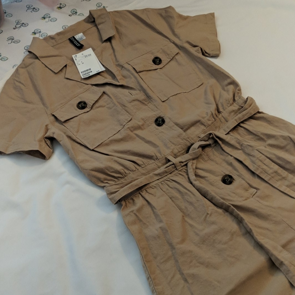 Khaki Romper